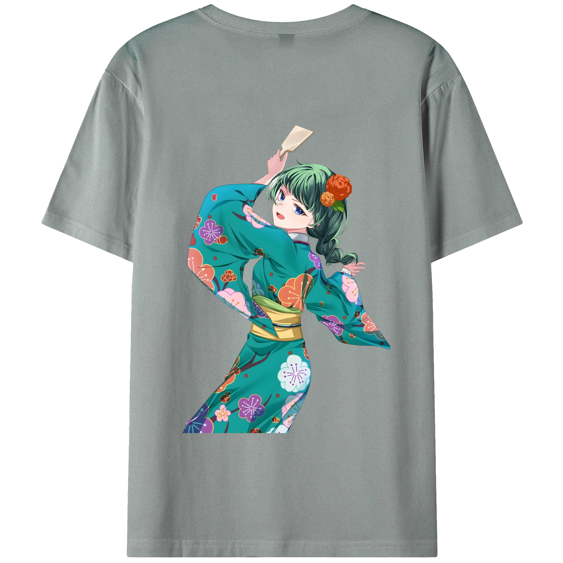 （画像用） 薬屋のひとりごと The Apothecary Diaries 綿100％ メンズ半袖Tシャツ（バックプリント） 通気性